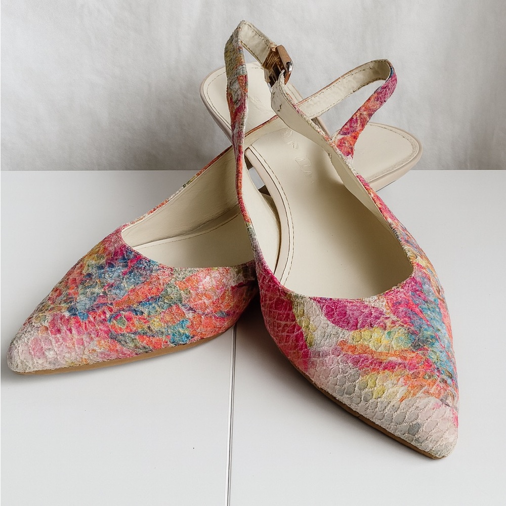 Anne Klein iFlex Kitten Heel Slingbacks – Size 9M